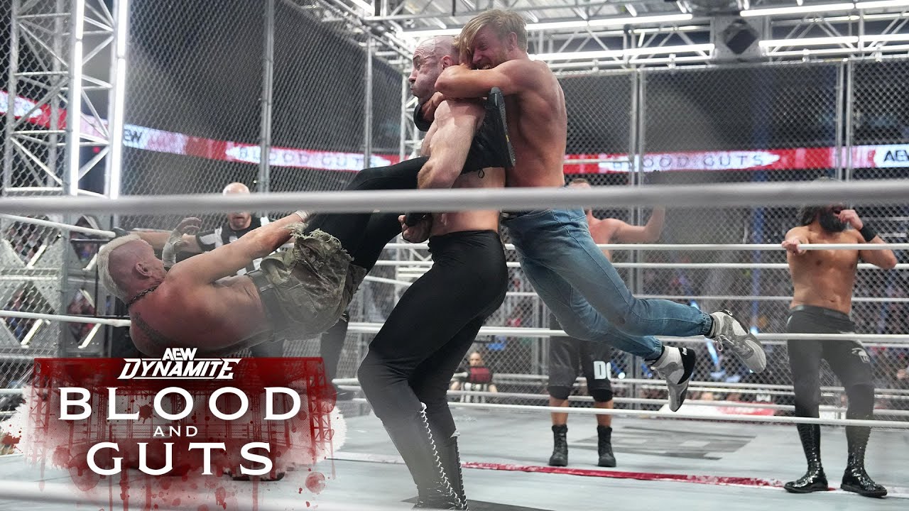 AEW Blood & Guts Men's HIGHLIGHTS: Skateboards & Giant Swings! | AEW Dynamite, 11/12/25