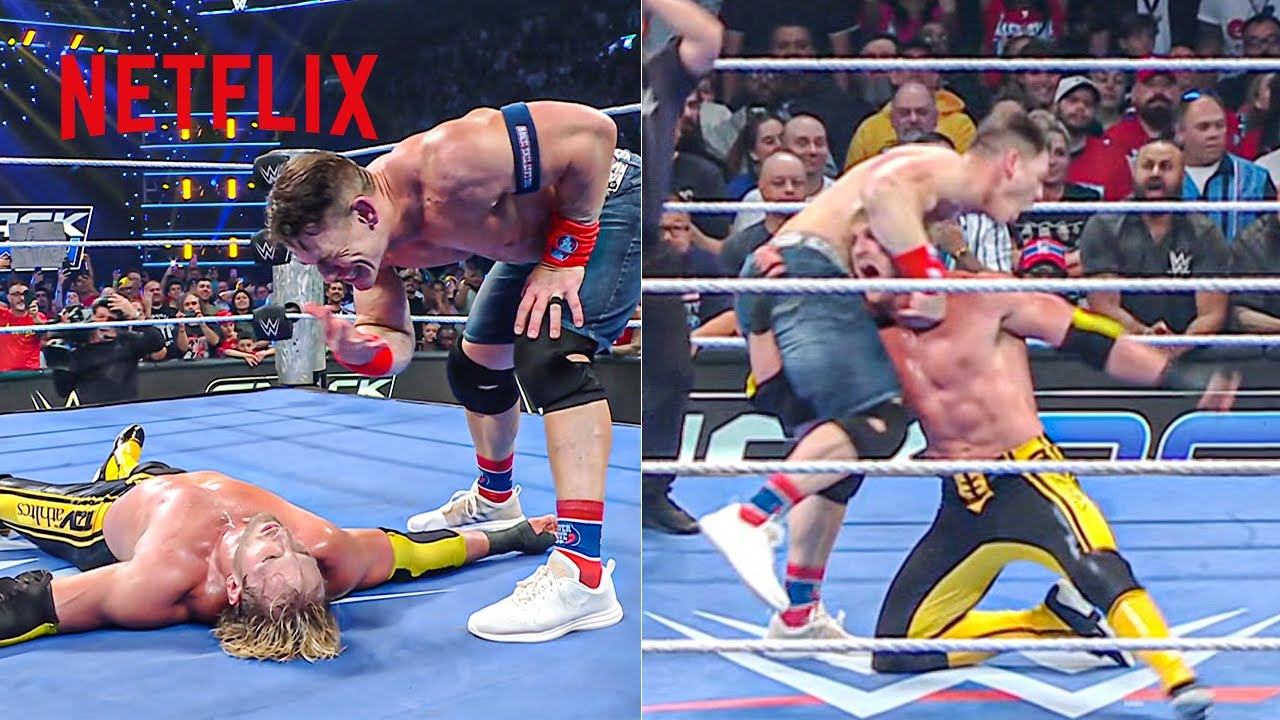 Logan Paul disqualified after taking CHEAP SHOT at John Cena! WWE SmackDown | 8/8/2025