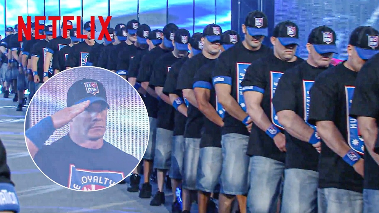 BEST WWE ENTRANCE EVER? | An ARMY of John Cena's at WrestleMania | WWE on Netflix