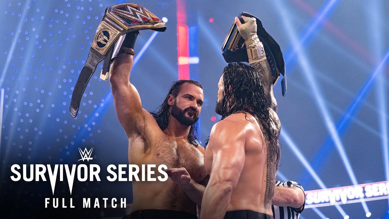 FULL MATCH: Drew McIntyre vs. Roman Reigns | Champion vs. Champion Match: Survivor Series 2020