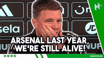 We beat Arsenal 2-0 LAST year! | Eddie Howe | Newcastle 0-2 Man City