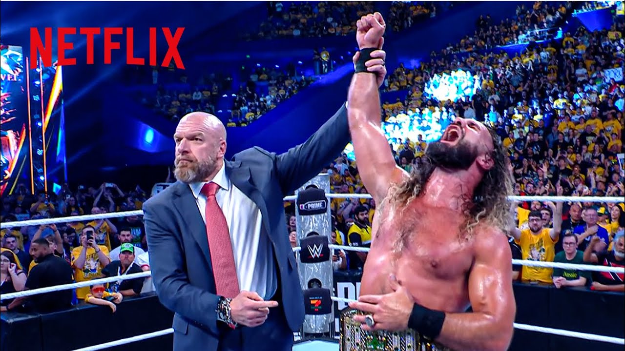 Seth Rollins declares himself the GOAT after win over Cody Rhodes | WWE Crown Jewel | 10/11/25