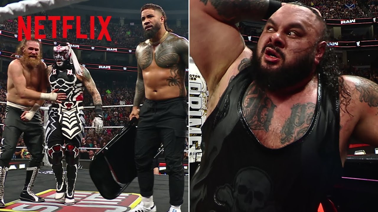 Jey Uso saves Sami Zayn and Penta from Bron Breakker and Bronson Reed | WWE Raw | 6/30/2025