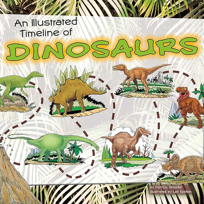 An Illustrated Timeline of Dinosaurs: Visual Timelines in History (Unabridged)