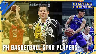 Notable names in 2025 Philippine Basketball | STARTING LINEUP | HIGHLIGHTS