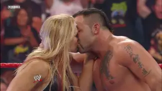 Santino Marella and Beth Phoenix kiss: Raw, July 21, 2008 (2012) poster