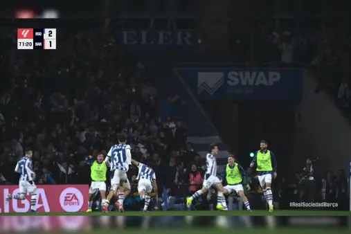 Real Sociedad VS Barcelona Highlight