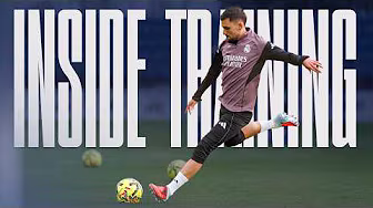 Real Madrid’s final training session ahead of Levante