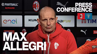 Allegri: "Importante leggere bene la partita" | #MilanLecce | Conferenza Stampa