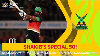 Shakib Al Hasan's SPECIAL Half-Century vs Barbados! 😱