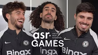 Marc Cucurella, Pedro Neto & Marc Guiu take on the ASR Games 🎲