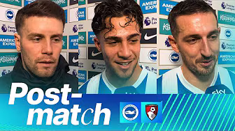 POST-MATCH | Hurzeler, Kostoulas And Dunk | Brighton v Bournemouth