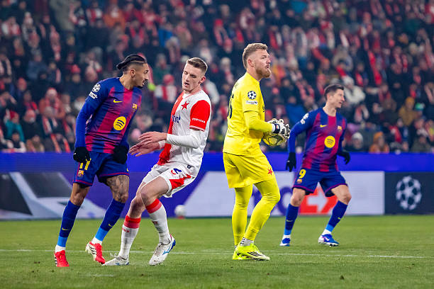 Slavia Praha VS Barcelona Highlight