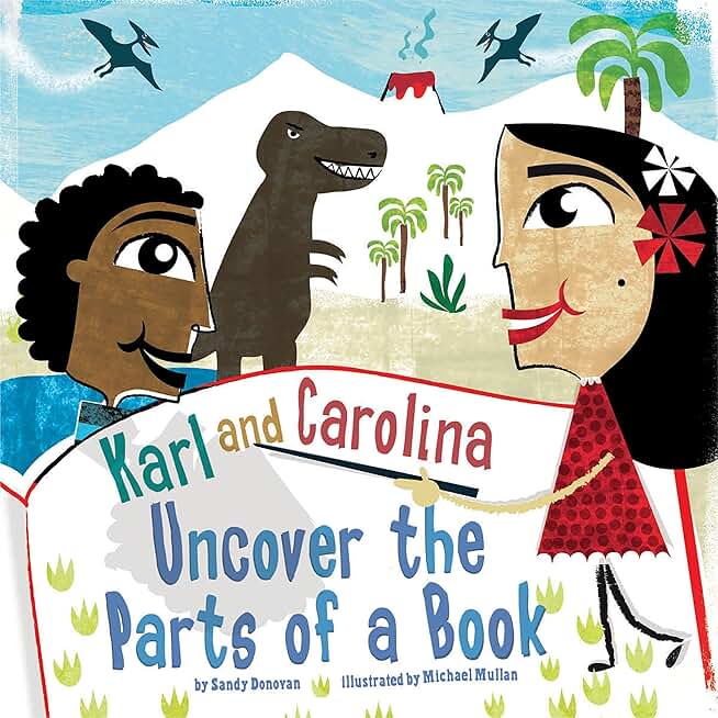 Karl and Carolina Uncover the Parts of a Book: In the Library