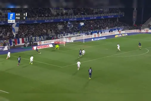Auxerre VS Paris Saint-Germain Highlight