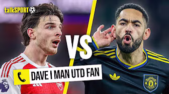 "YOU'RE WHINGING!" ❌ Man United Fan SLAMS Arsenal Fans TURNING ON Mikel Arteta!