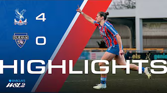 5 wins in a row 🔥 | Women's Highlights | Palace 4-0 Durham