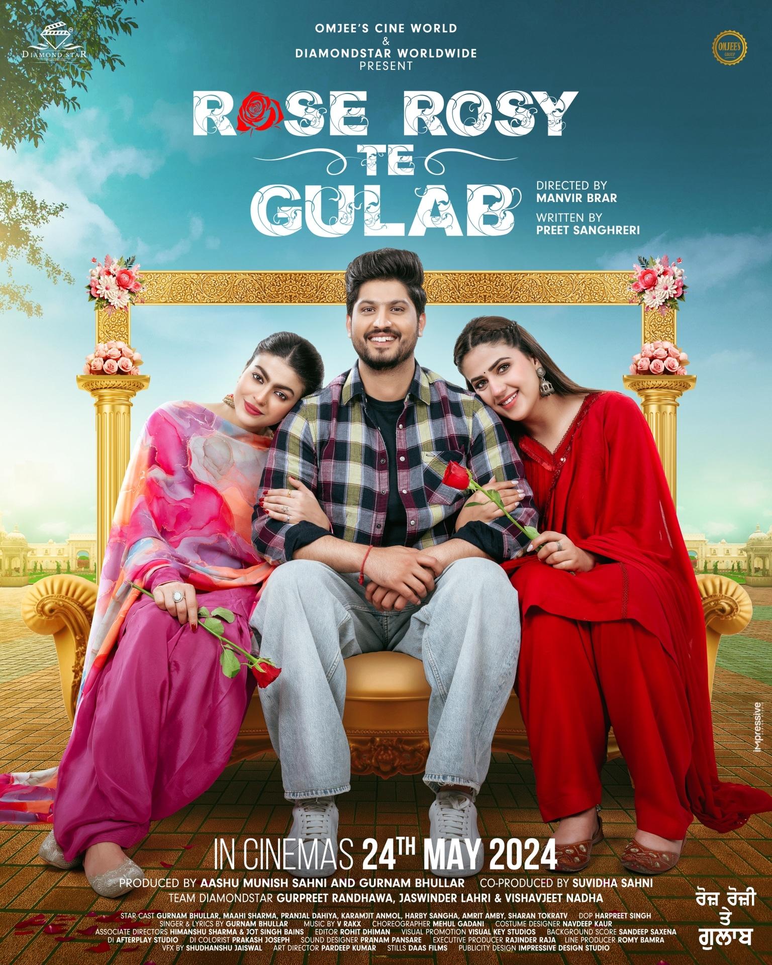 Poster Rose Rosy Te Gulab