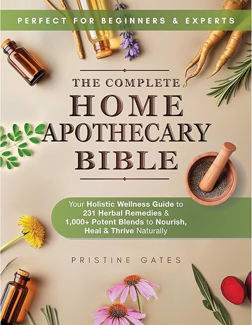 The Complete Home Apothecary Bible: Your Holistic Wellness Guide to 231 Herbal Remedies and 1,000+ Potent Blends to Nourish, Heal & Thrive Naturally