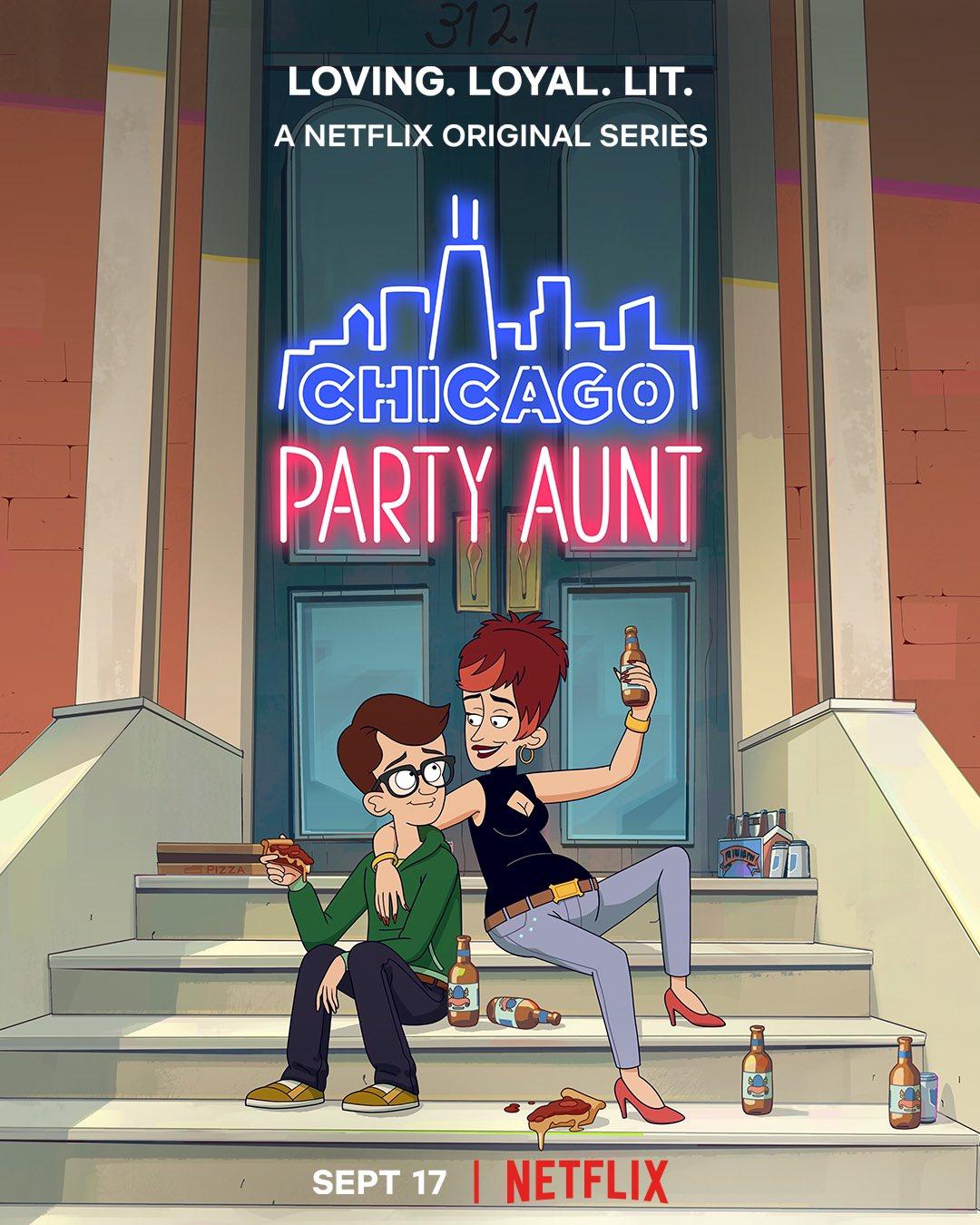 Poster Chicago Party Aunt