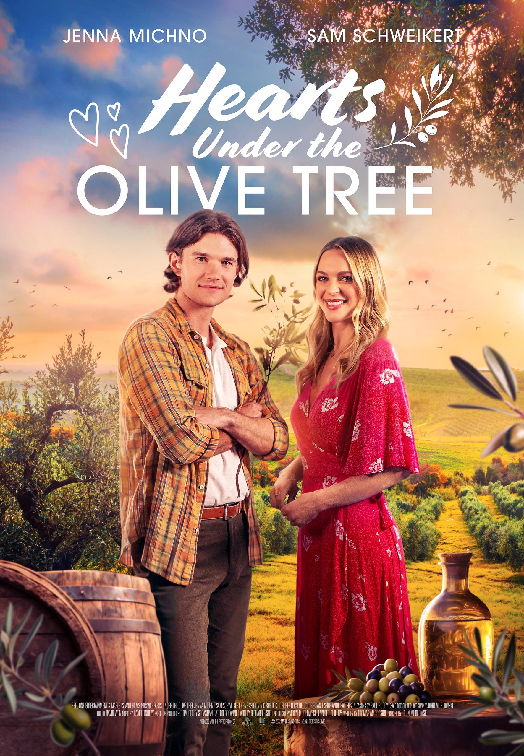 Poster Hearts Under the Olive Tree