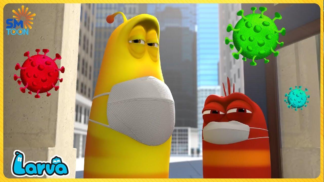 LARVA COVID-19 Larva Cartoons 2021 Full Episode Compilation Stop Motion Animation Cartoon