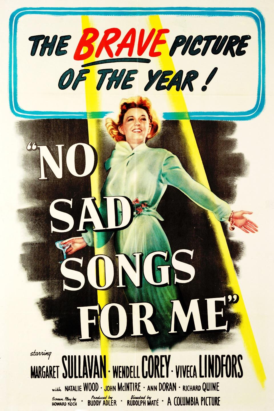 Poster No Sad Songs for Me