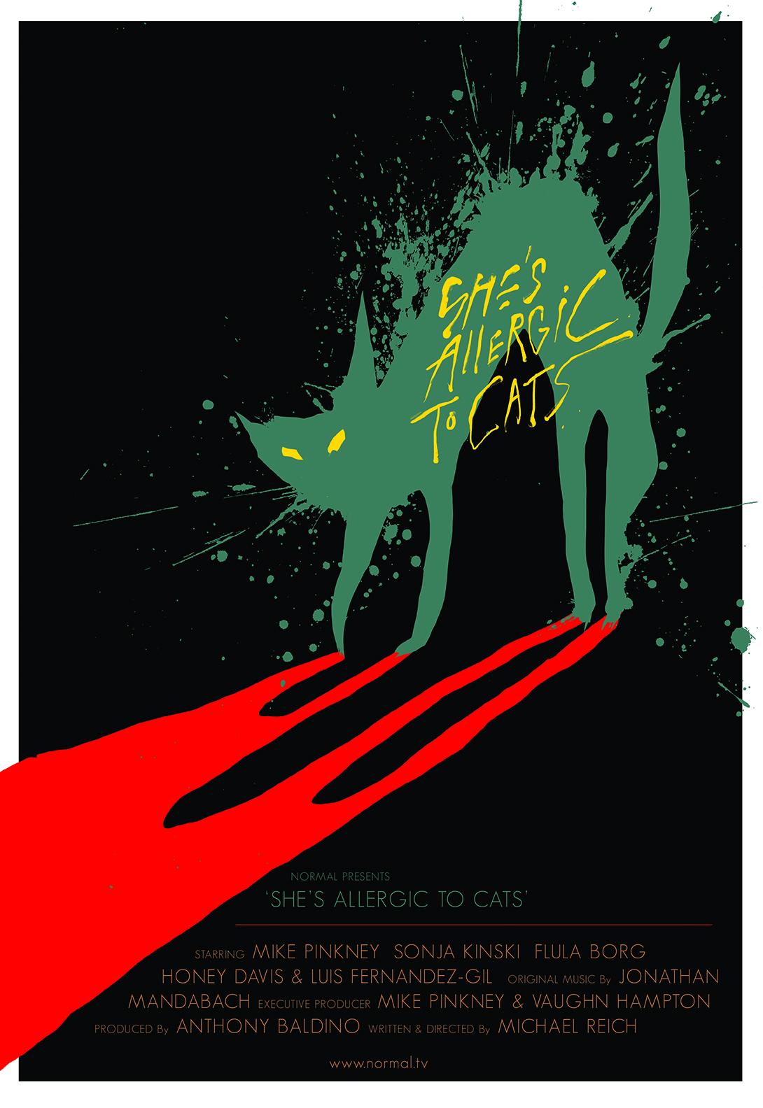 Poster She's Allergic to Cats