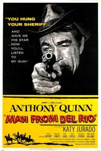 Man from Del Rio (1956) poster