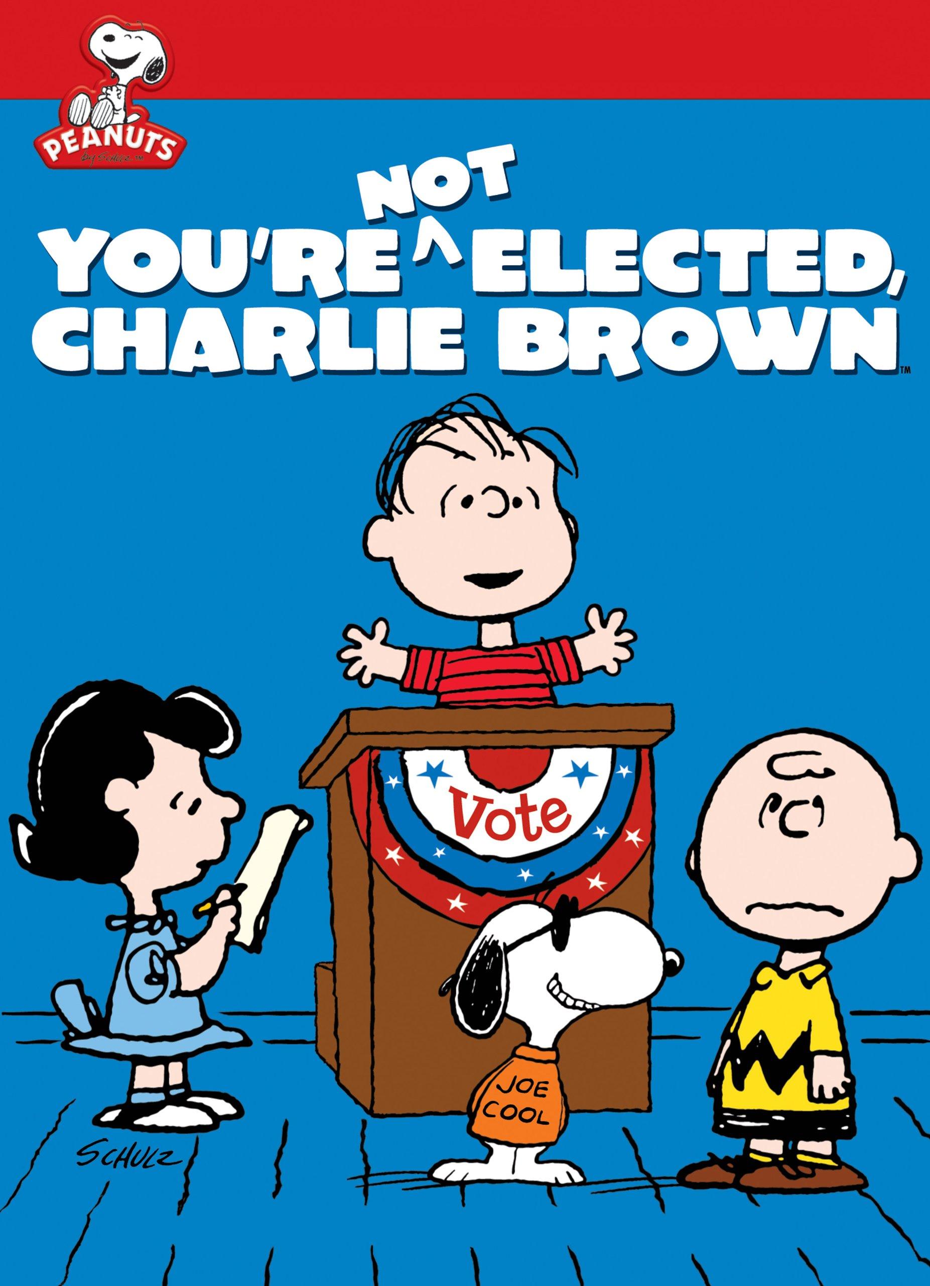 Poster You're Elected, Charlie Brown