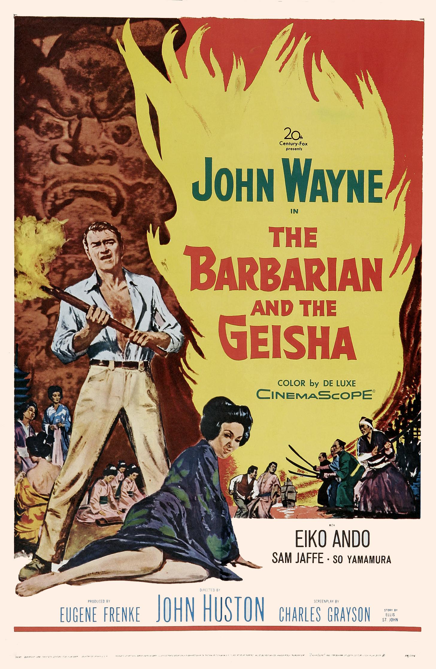 Poster The Barbarian and the Geisha