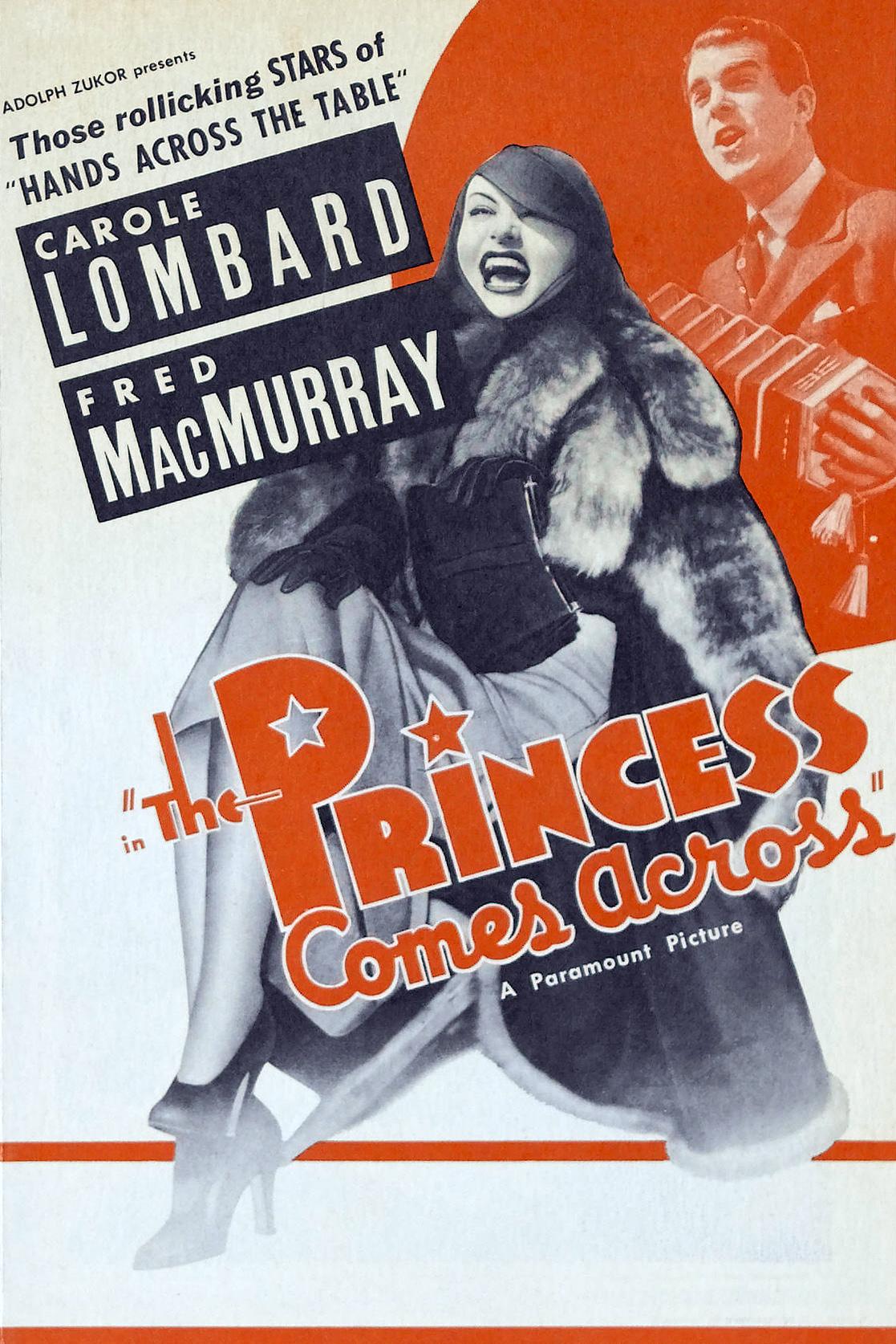 Poster The Princess Comes Across