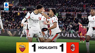 Il primo gol di De Winter e le parate di Maignan | Roma 1-1 Milan | Serie A Highlights