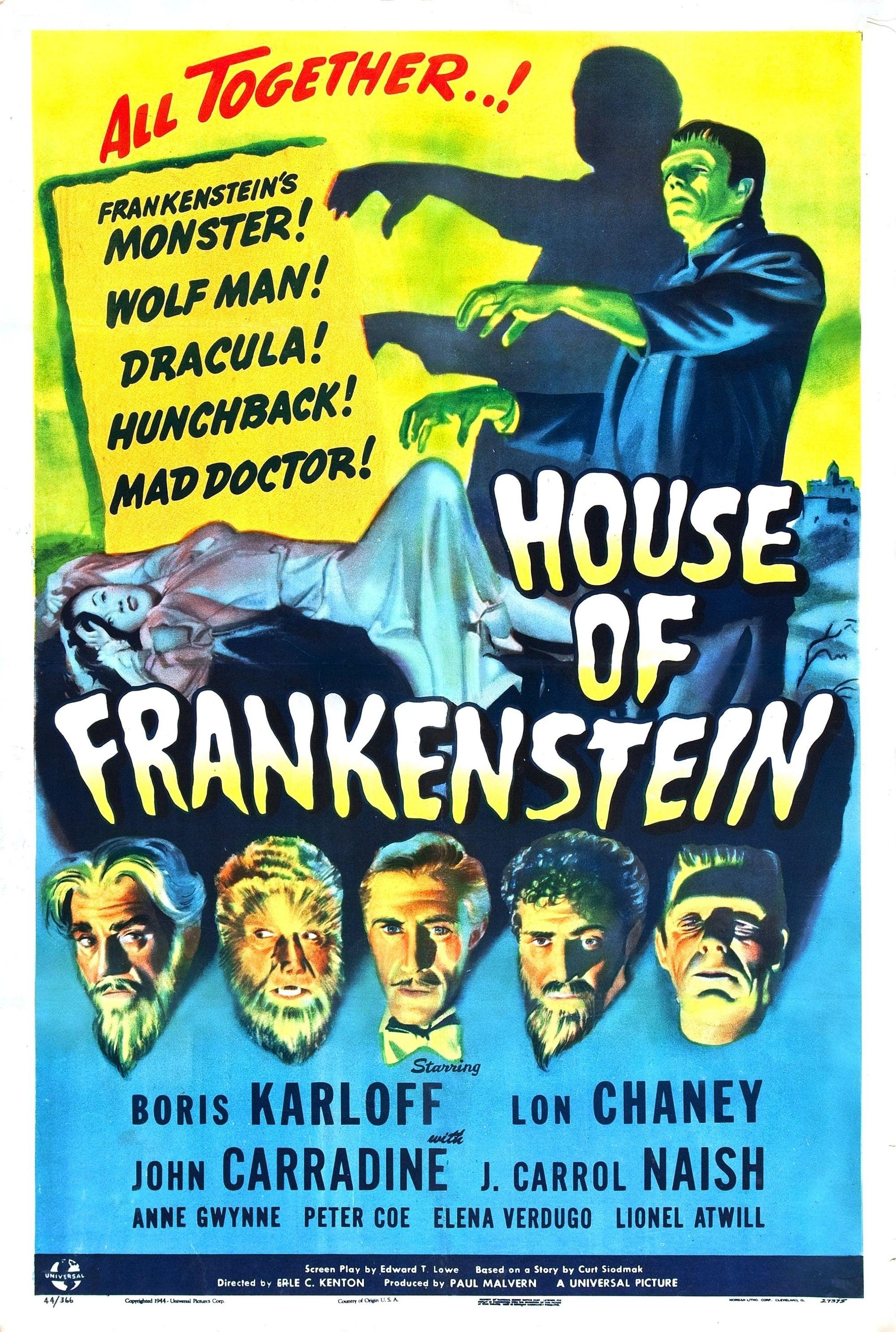 Poster The House of Frankenstein