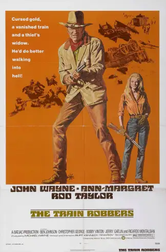 The Train Robbers (1973) poster