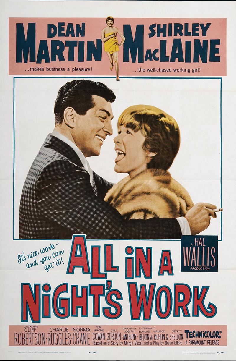 Poster All in a Night's Work