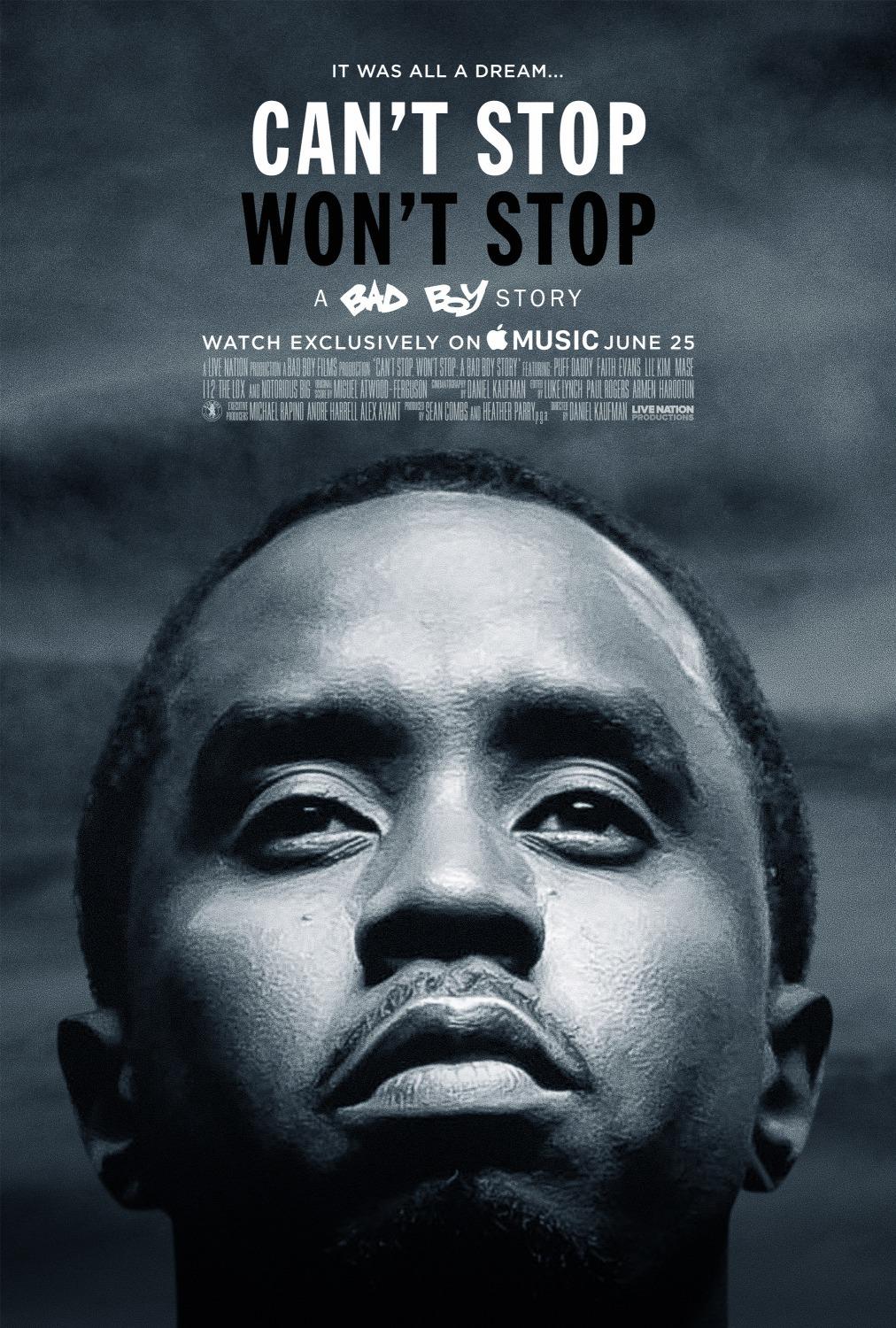Poster Can't Stop, Won't Stop: A Bad Boy Story