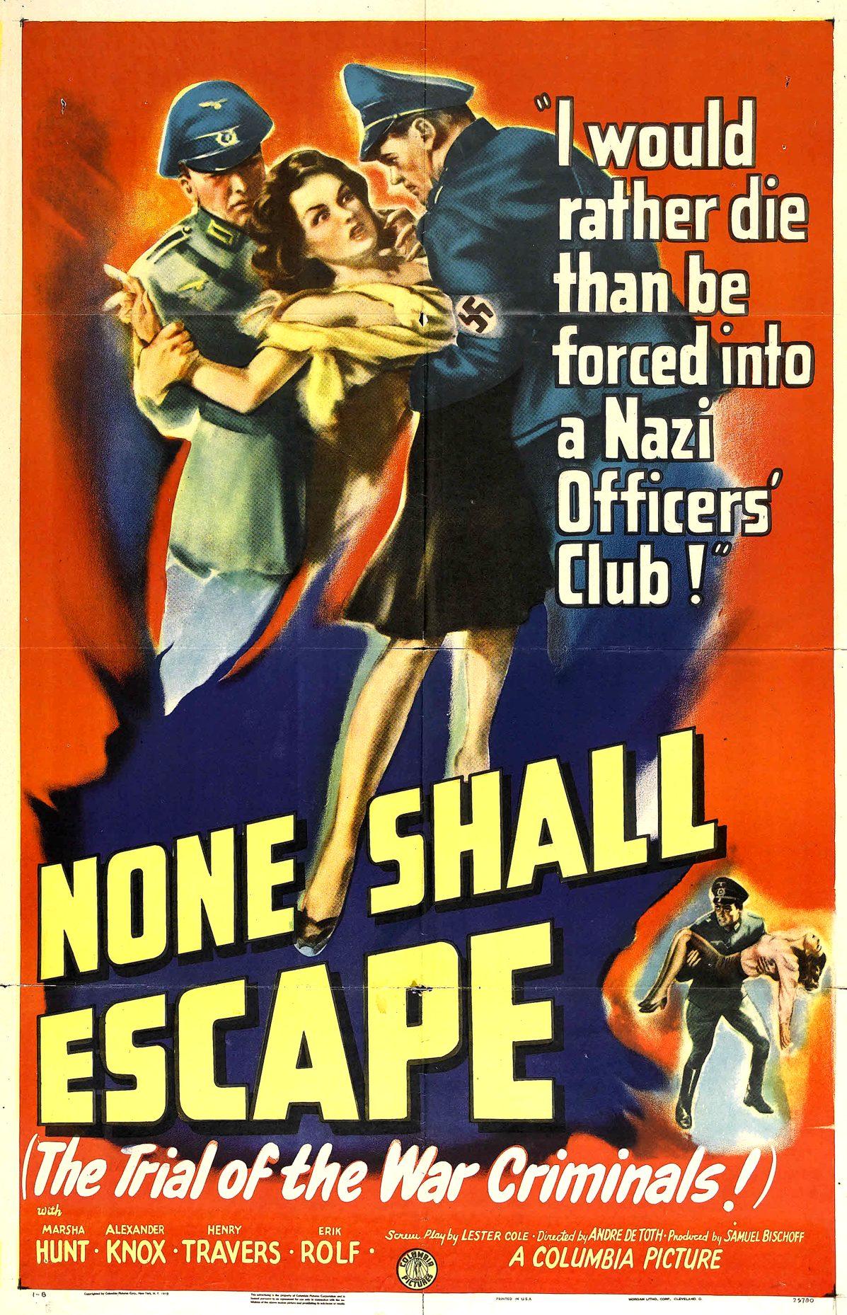Poster None Shall Escape