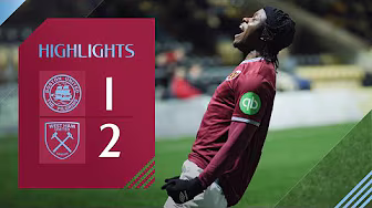 Boston United 1-2 West Ham United U21 | National League Cup Highlights