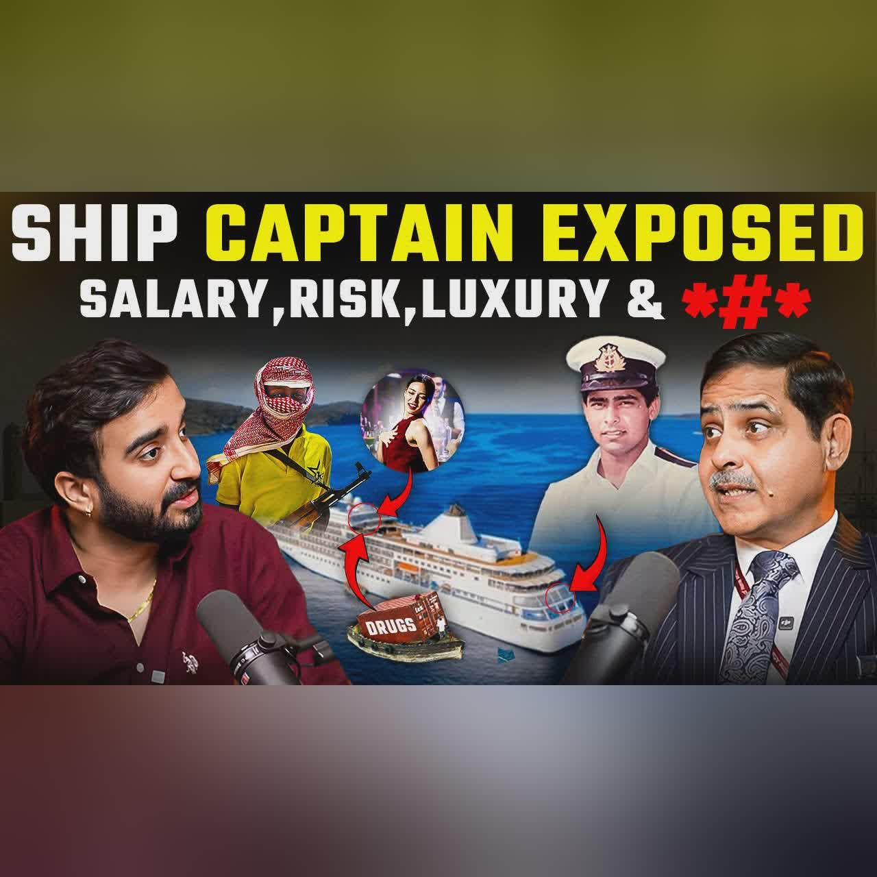 Ships में क्या-कया होता है🥵 -Captain Exposed: Pirates, *^*, Salary, Food & Exciting Life