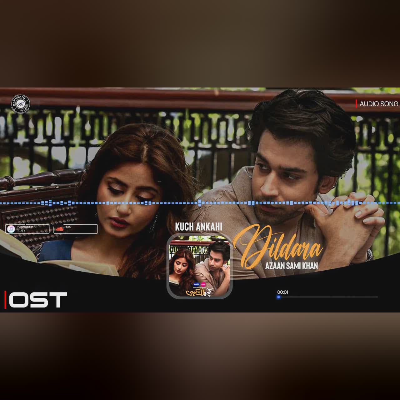 Dildara OST 🎶 | Kuch Ankahi - Audio Song | Sajal Aly & Bilal Abbas Khan | Pakistani Drama OST
