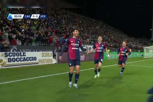 Cagliari VS Verona Highlight