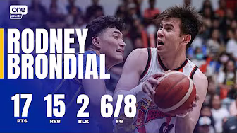 Rodney Brondial SCORES DOUBLE-DOUBLE RECORD for SMB | PBA SEASON 50 PHILIPPINE CUP | HIGHLIGHTS
