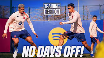 NO SLOWING DOWN AFTER EUROPE 💪🔥 | FC Barcelona Training 🔵🔴