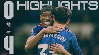 Zubimendi, Gyokeres & Gabriel Jesus all score! | Leeds vs Arsenal (0-4) | Premier League