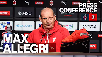 Allegri: "Abbiamo ancora tanto da fare" | #BolognaMilan | Conferenza Stampa