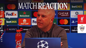 Frimpong update, set-pieces & qualification | Arne Slot reacts to Liverpool vs Qarabag