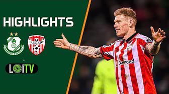James McClean assist helps Derry City to Men's President's Cup win over Shamrock Rovers | HIGHLIGHTS
