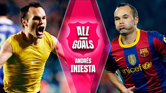 ⚽ ALL ANDRES INIESTA'S GOALS WITH FC BARCELONA 🔵🔴