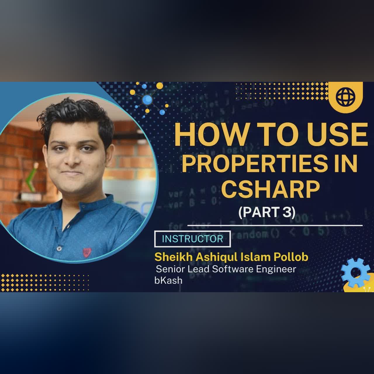 Class 18: Learn How to Use Read Only Properties in C# (Part 3) | C# Free Course Bangla